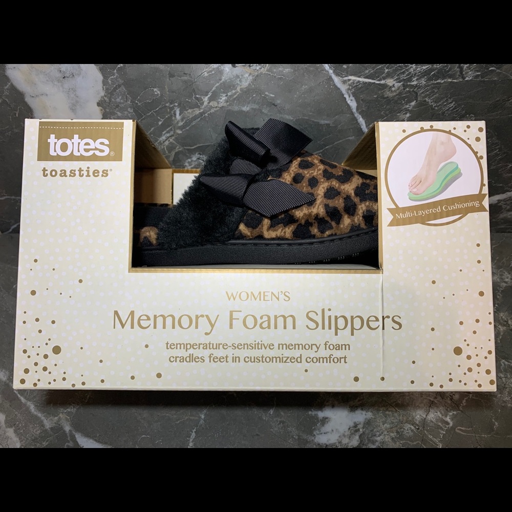 Woman’s memory foam slippers